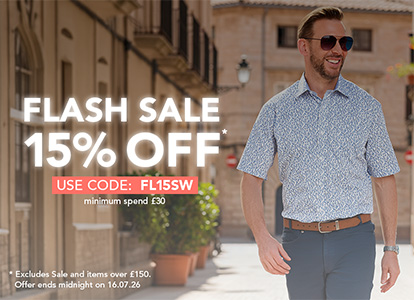 Flash Sale: Save 15% off on full price items